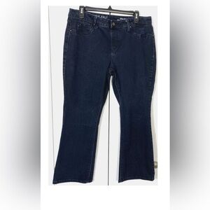 Laurie Felt Navy Bootcut Stretch Jeans